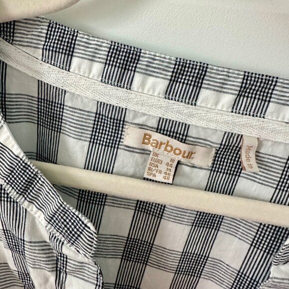 Seamills Midi Navy Check Dress - Picture 6 of 7